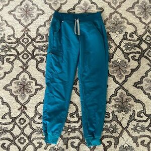 “Teal” colored Zamora joggers XS